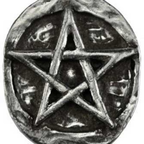 Pentagram pocket stone