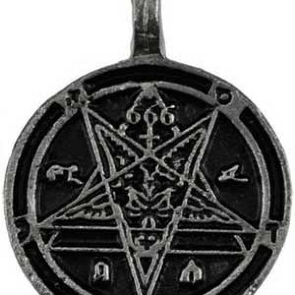 Goat Head 666 amulet
