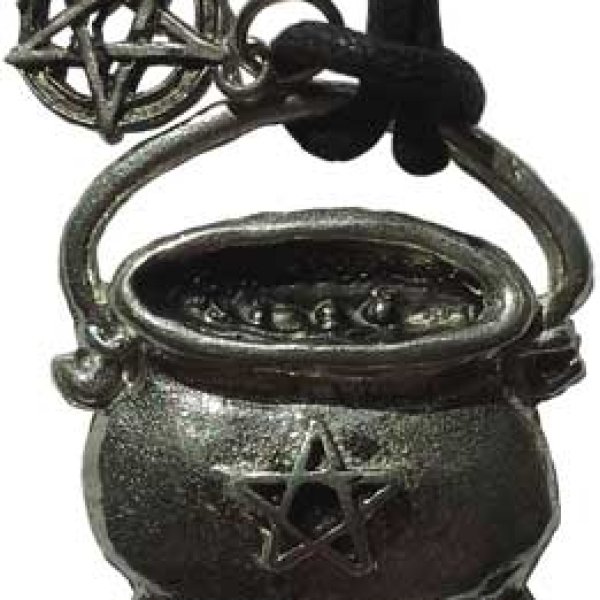 Cauldron with Pentacle amulet