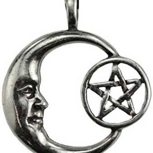 Pentacle Moon Celestial amulet