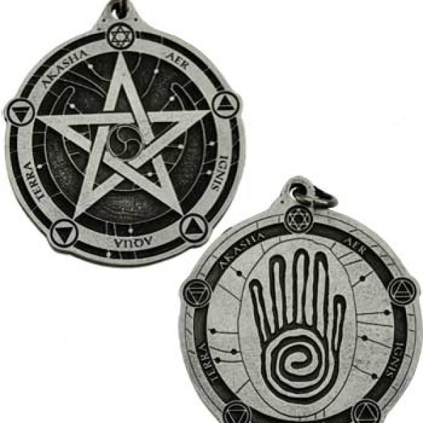 Protection Pectoral talisman silver color