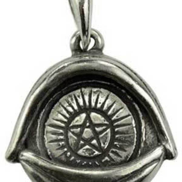All Seeing Eye Pentagram amulet