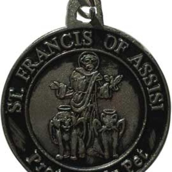 St Francis Protect My Pet amulet