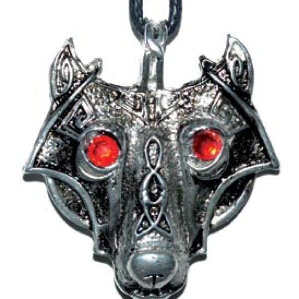 Viking Wolf Head amulet