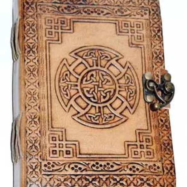 5" x 7" Celtic Cross leather w/ Latch