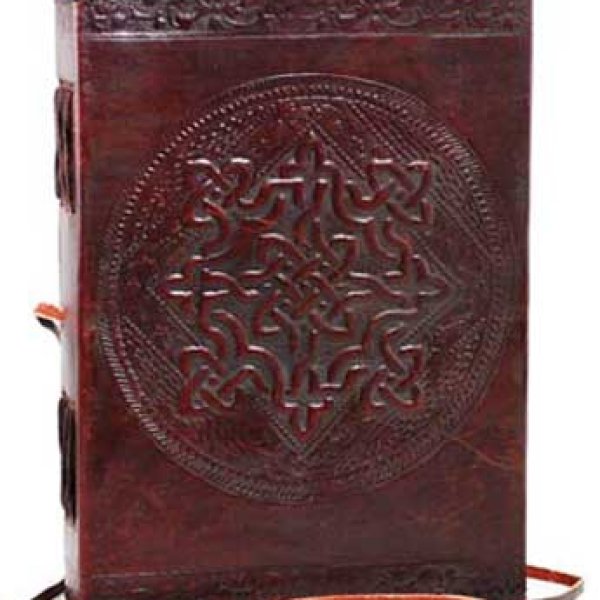 Celtic Knot leather blank book w/ cord
