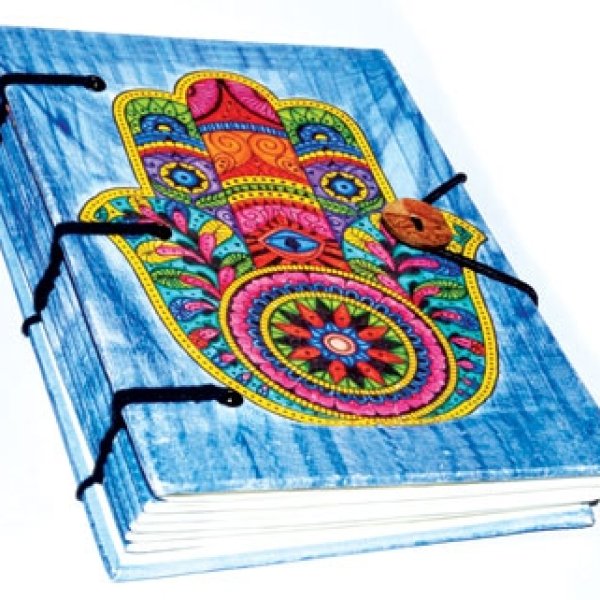 5" x 7" Hamsa Hand parchment (hc)