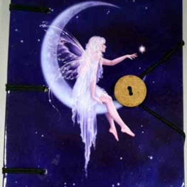 Birth of a Star journal 4 1/2" x 6 1/2" handmade parchment