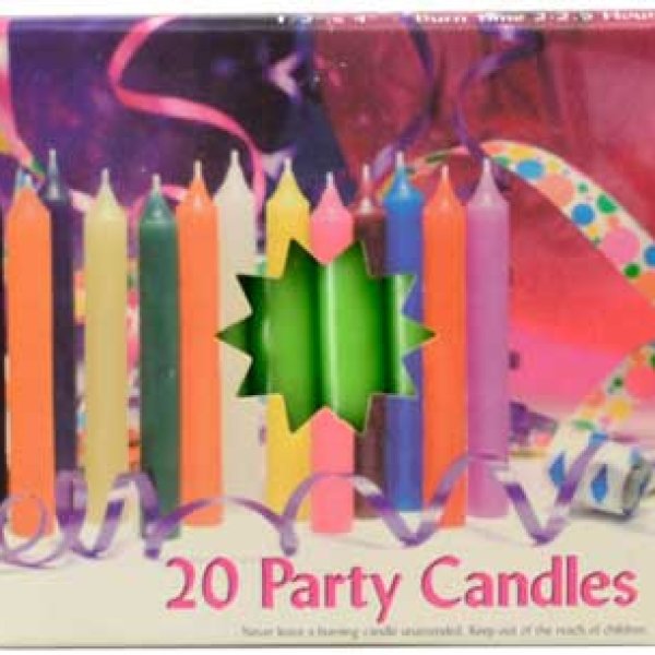 1/2" Apple Green Chime candle 20 pack
