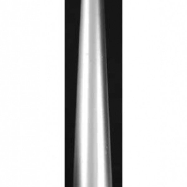 9" Silver taper candle