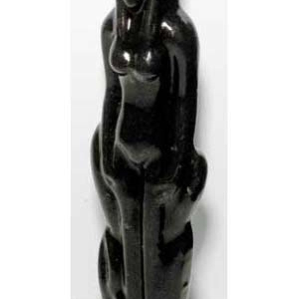 Black Female candle 7"