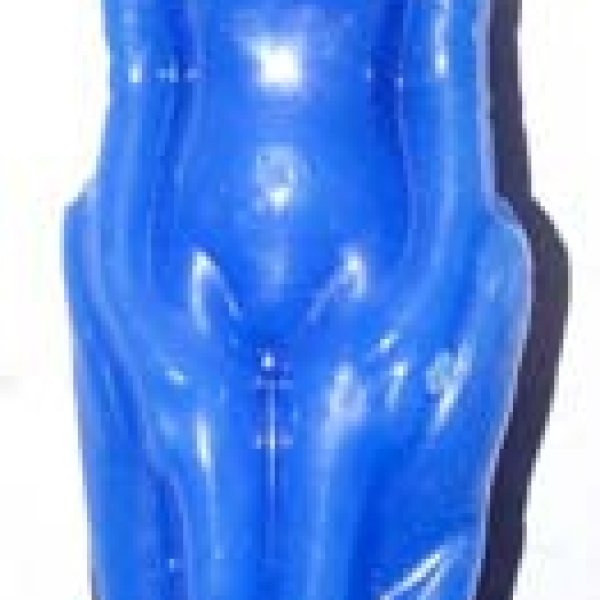 Blue Female candle 7"