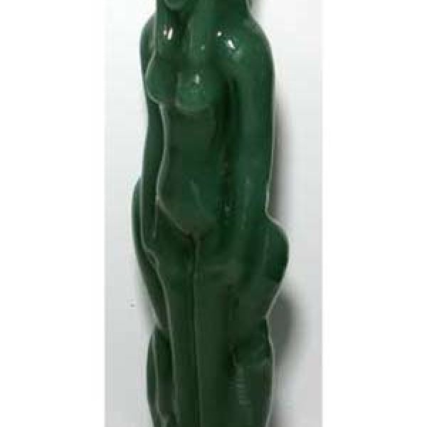 Green Female candle