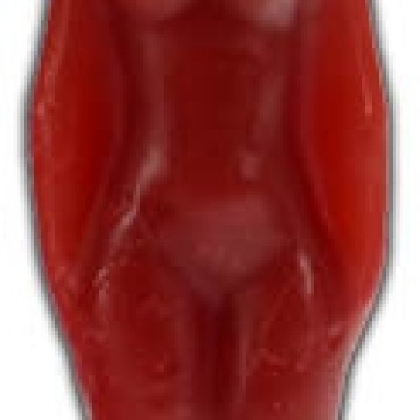 Red Female candle
