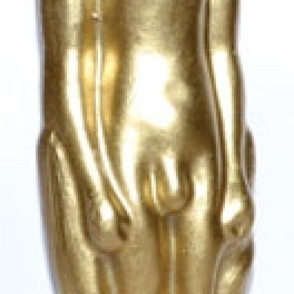 Gold Male candle