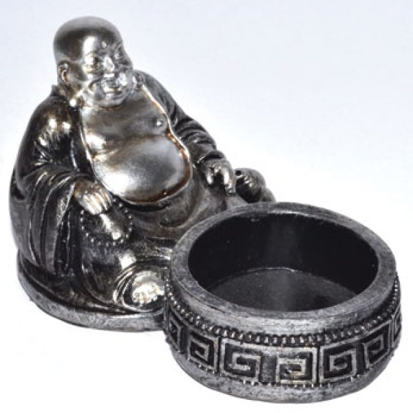 2 1/2" Happy Buddha tealight holder