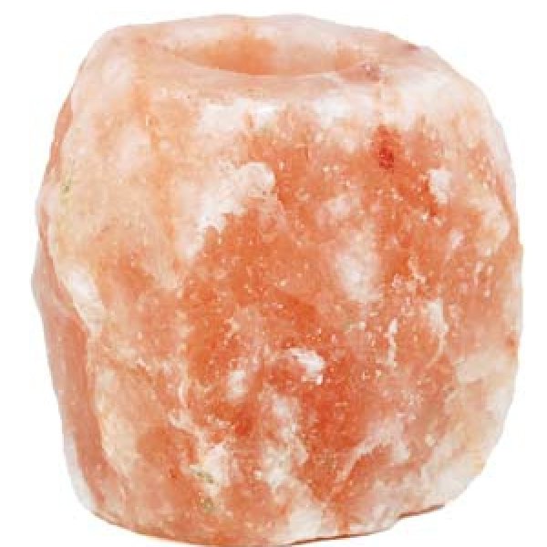 Natural Salt Candle Holder