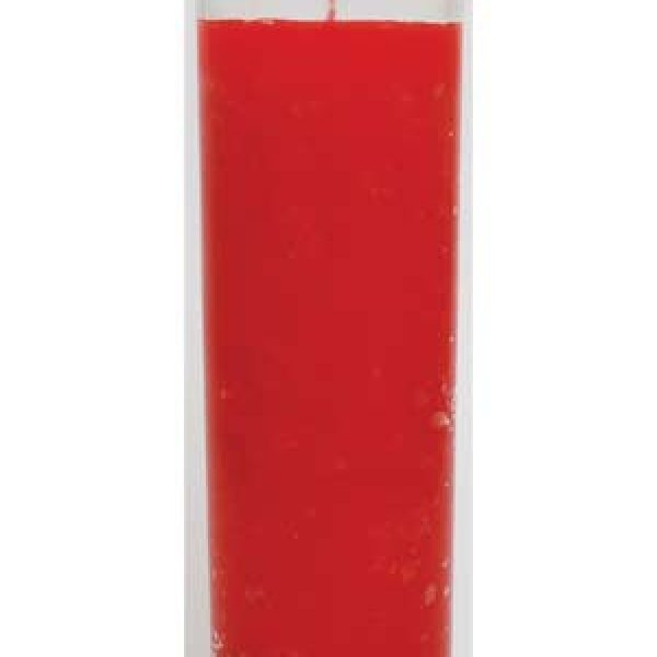 Red 7-day jar candle