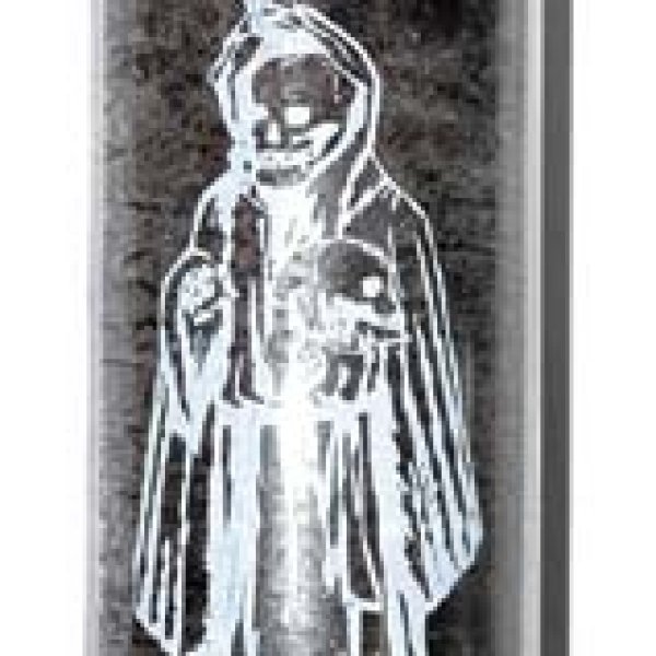 Holy Death black 7 day jar candle