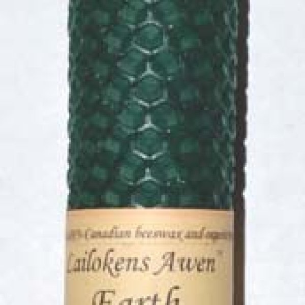 4 1/4" Earth Lailokens Awen candle
