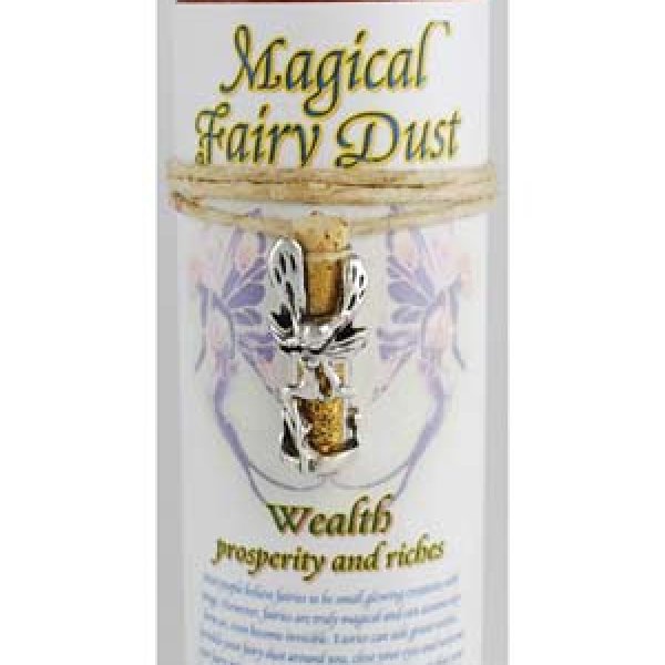 Wealth Pillar Candle with Fairy Dust Necklace
