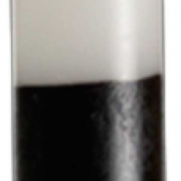 9" White/ Black pillar candle