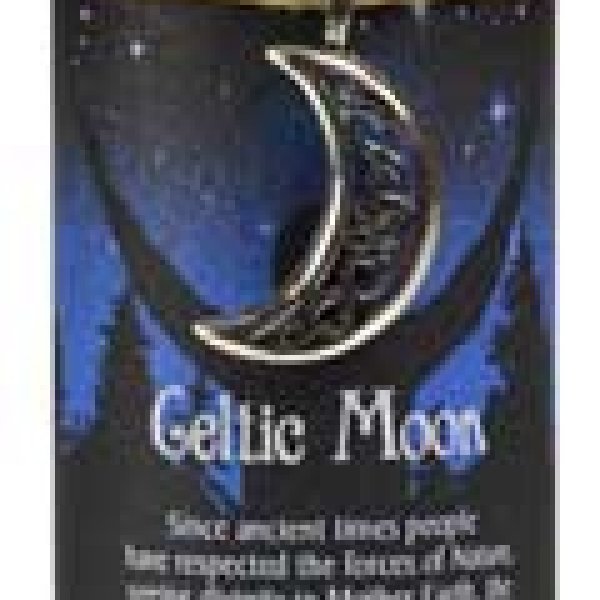 Celtic Moon pillar candle with Ritual Necklace