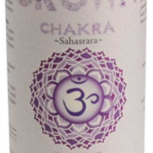 Crown Chakra pillar candle 3" x 6"