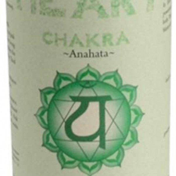 Heart Chakra pillar candle 3" x 6"