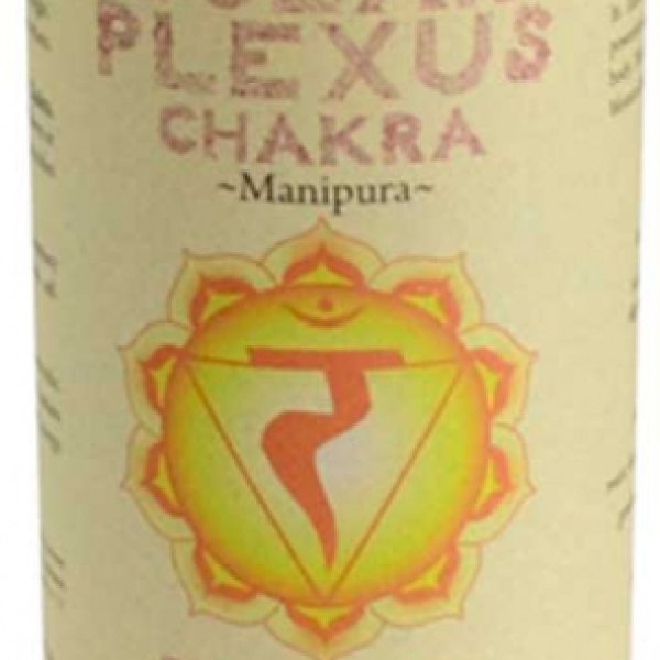 Solar Plexus Chakra pillar candle 3" x 6"