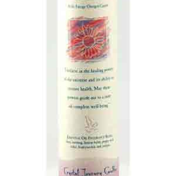Good Health Reiki Charged Pillar candle
