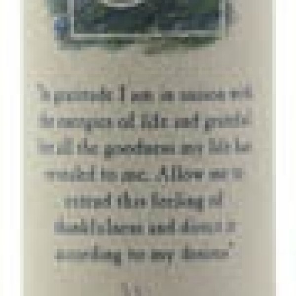 Gratitude Reiki Charged pillar candle