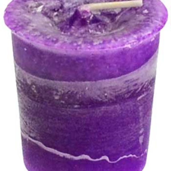 Crown Chakra votive candle