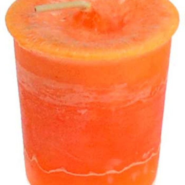 Sacral Chakra votive candle