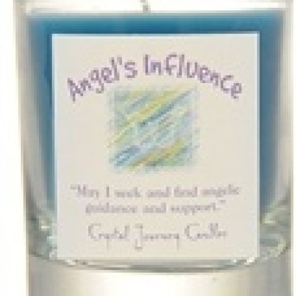 Angels Influence soy votive candle