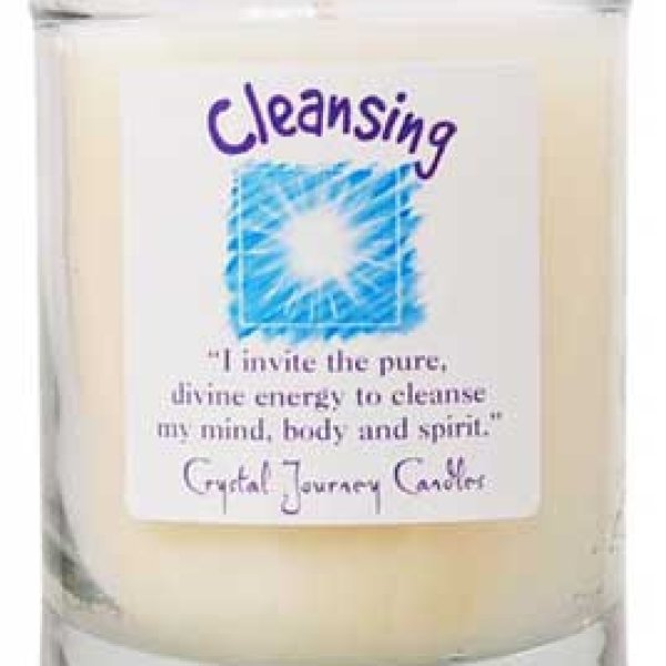 Cleansing soy votive candle