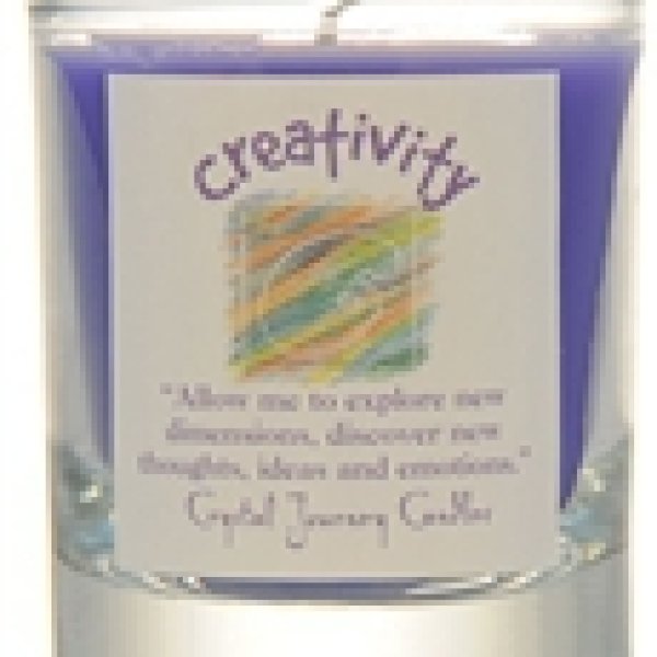 Creativity soy votive candle