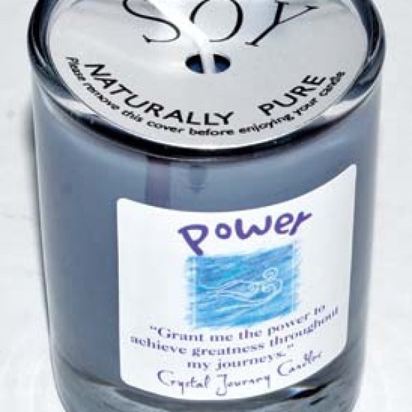 Power soy votive candle