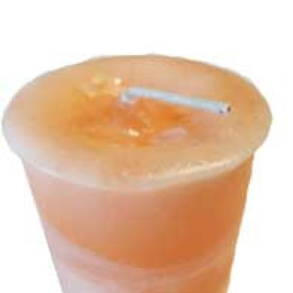 Compassion herbal votive - peach