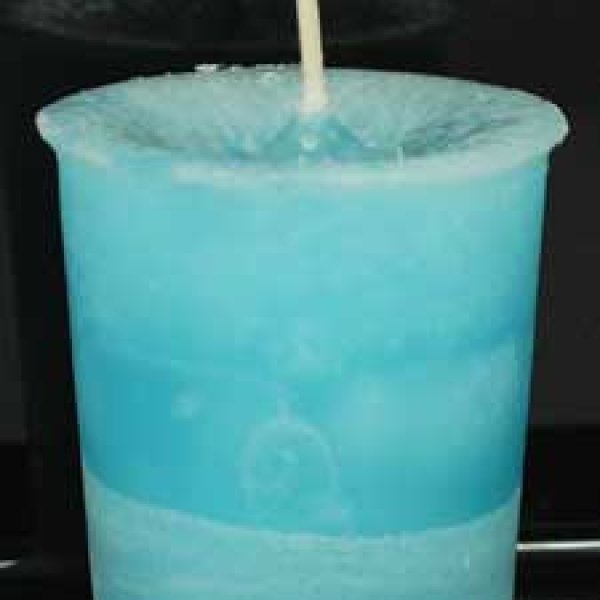 Dreams Herbal votive - light aqua