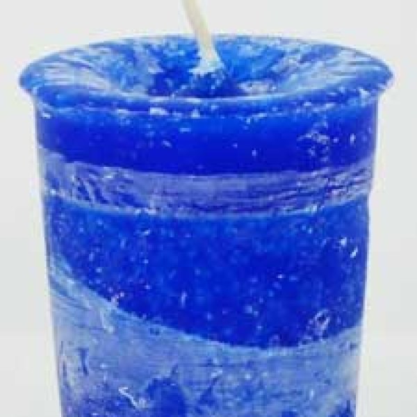 Good Health Herbal votive - blue