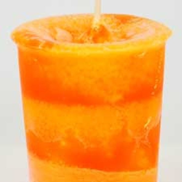Joy herbal votive - orange