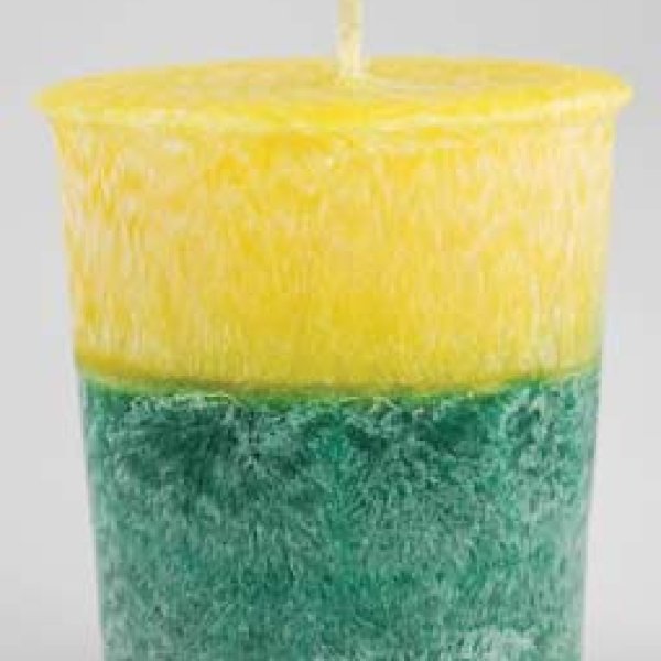 Patchouli Amber Palm Oil Votive Candle