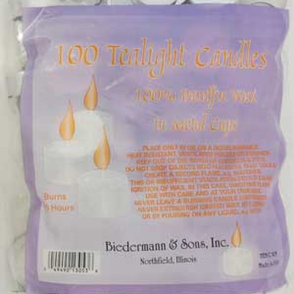 Tealight Candles 100/pk
