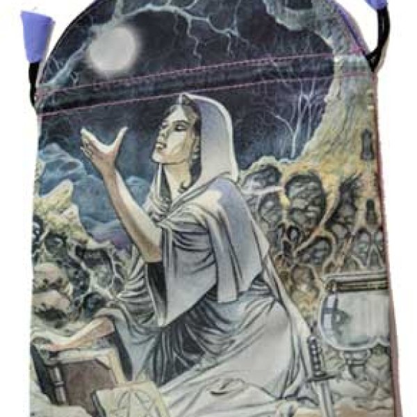 6" x 9" Drawing Down the Moon Tarot Bag by Lo Scarabeo