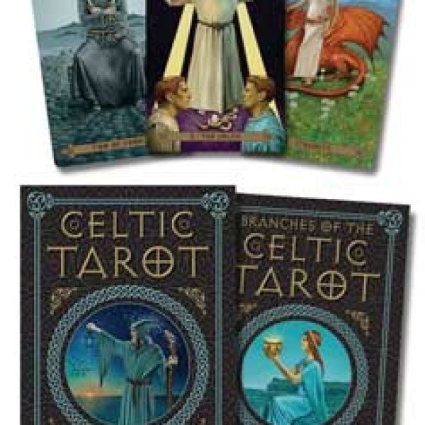 Celtic tarot deck & book by Hughes & Down