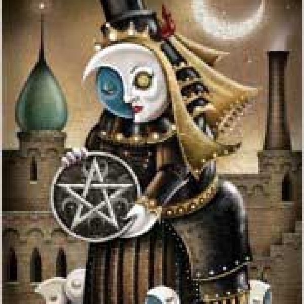 Deviant Moon (borderless) tarot deck by Patrick Valenza
