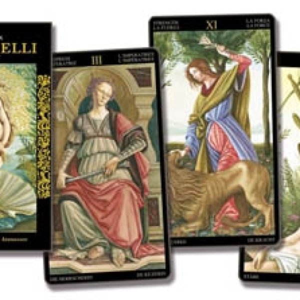 Golden Botticelli tarot deck by Atanas A Atanassov