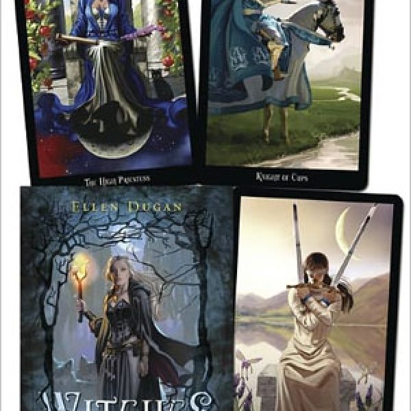 Witches tarot deck & book by Ellen Dugan