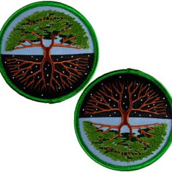 Tree of Life iron-on patch 3"